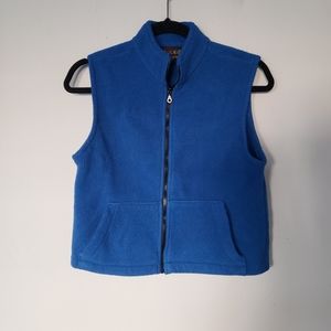 Vintage brats blue fleece vest